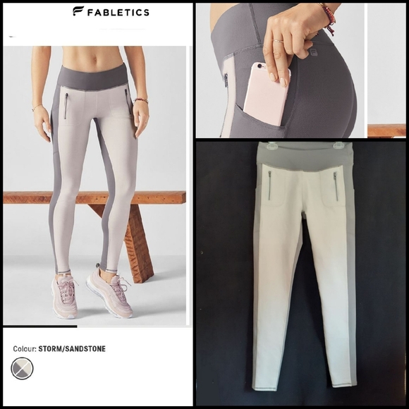 NNT FABLETICS Colleen Tregging Medium STORM/SANDSTONE - Picture 1 of 16